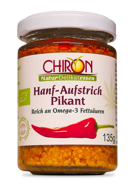Chiron Hanfaufstrich-Pikant CHIRON Hanf Aufstrich Meerrettich