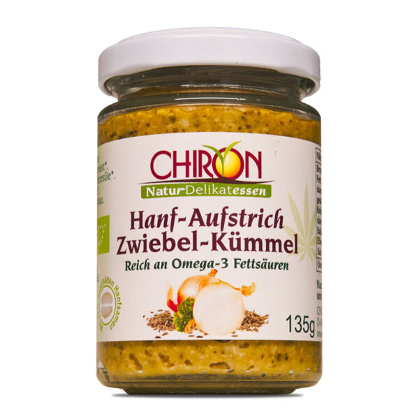 Hanf-Aufstrich-Zwiebel-Kümmel